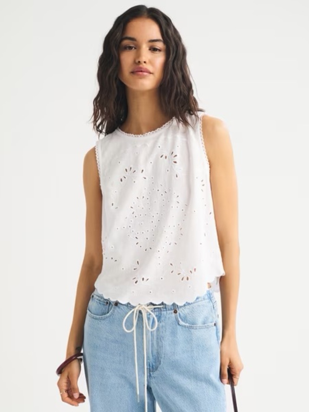 Abercrombie & Fitch Beige Top